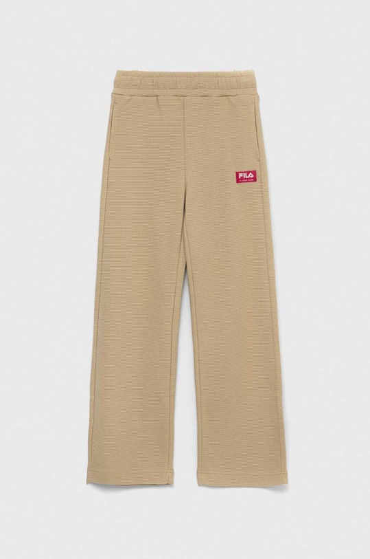 Fila pantaloni de trening pentru copii bumbac bej FAT0275