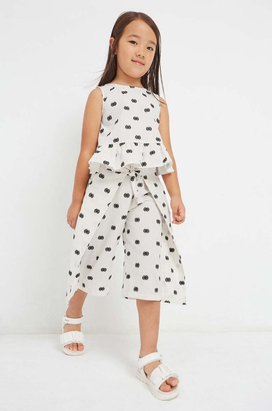Дитячі штани Mayoral тканина бежевий 3507.6E.MINI