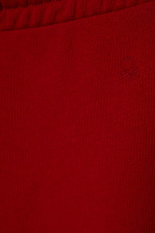 Lány United Colors of Benetton gyerek pamut melegítőnadrág 3J68CF02H.G.SEASONAL piros