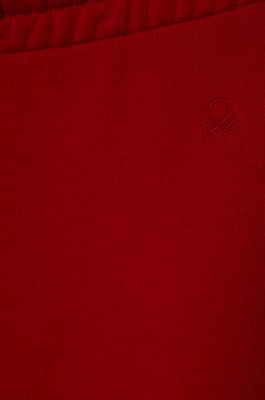 Lány United Colors of Benetton gyerek pamut melegítőnadrág 3J68CF02H.G.SEASONAL piros