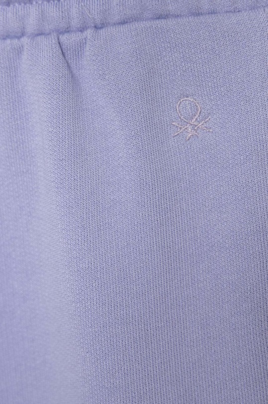 Dziewczynka United Colors of Benetton spodnie dresowe bawełniane dziecięce 3J68CF02H.G.SEASONAL fioletowy