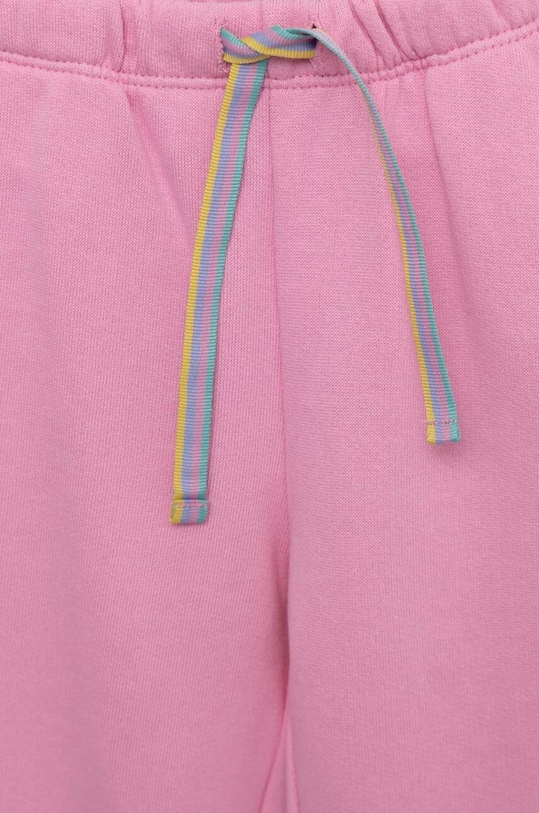 Dziewczynka United Colors of Benetton spodnie dresowe bawełniane dziecięce 3J68GF01W.P.SEASONAL różowy