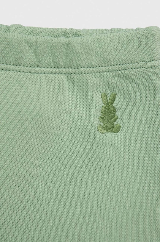 Κοριτσίστικα Βρεφικό βαμβακερό παντελόνι United Colors of Benetton 3J70MF258.W.SEASONAL πράσινο