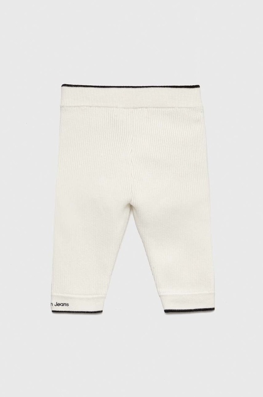 Calvin Klein Jeans spodnie dresowe dziecięce IN0IN00046.PPYX biały SS23