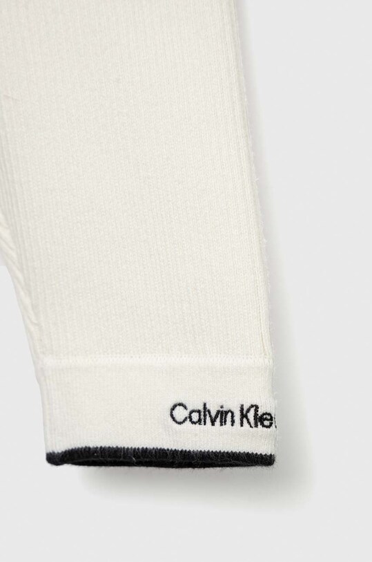Chłopiec Calvin Klein Jeans spodnie dresowe dziecięce IN0IN00046.PPYX biały