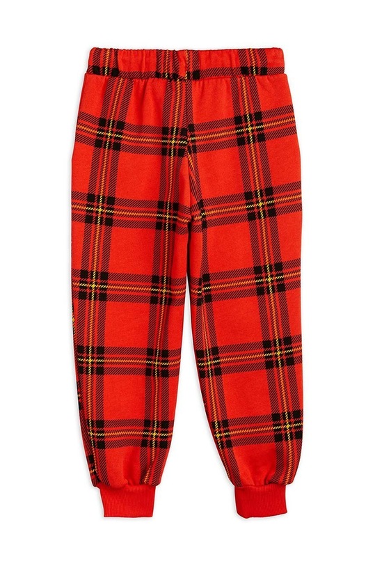 Băieți Mini Rodini pantaloni de trening din bumbac pentru copii 2313010842 rosu