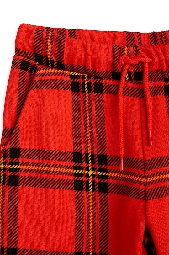 Mini Rodini spodnie dresowe bawełniane dziecięce czerwony 2313010842