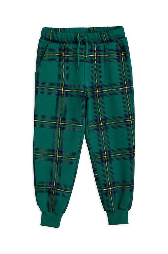 Mini Rodini pantaloni de trening din bumbac pentru copii 2313010875 verde SS23