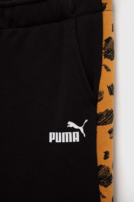 Băieți Puma pantaloni de trening pentru copii ESS+ MATES Sweatpants TR 67334901.PPYX negru