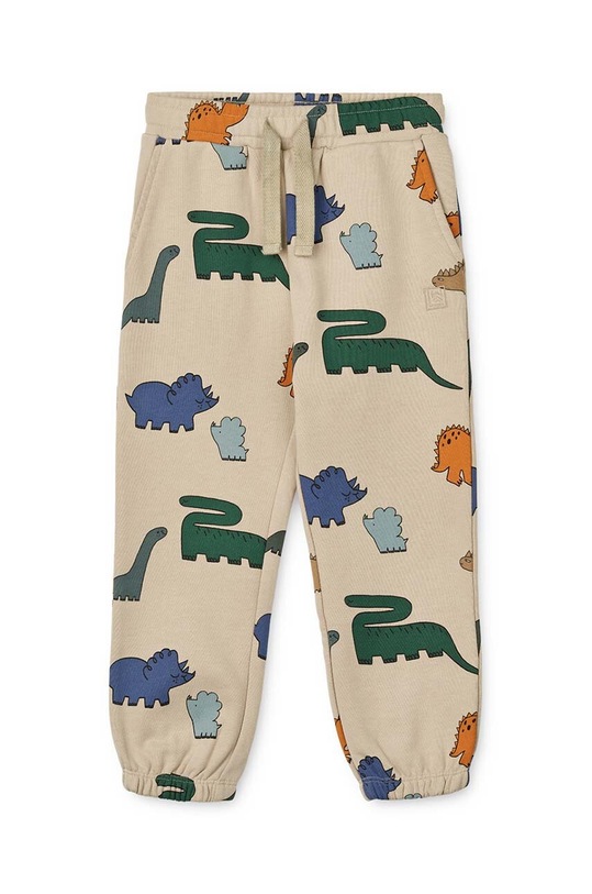 Liewood pantaloni de trening din bumbac pentru copii LW17221 bej AW24
