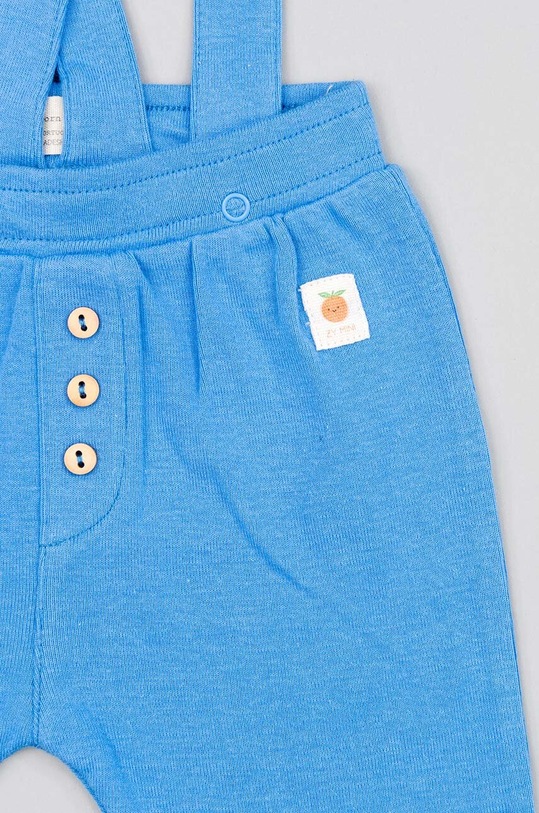 zippy pantaloni de bumbac pentru copii albastru ZNBAP0401.23003
