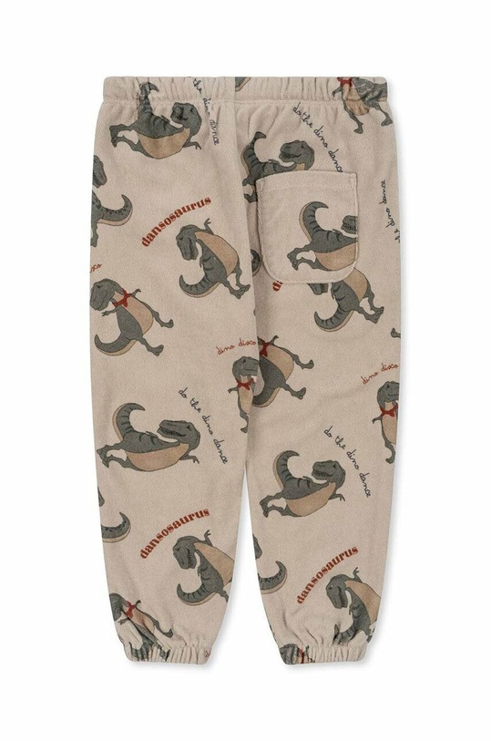 CHLAPEC Dětské bavlněné tepláky Konges Sløjd KS4683 béžová