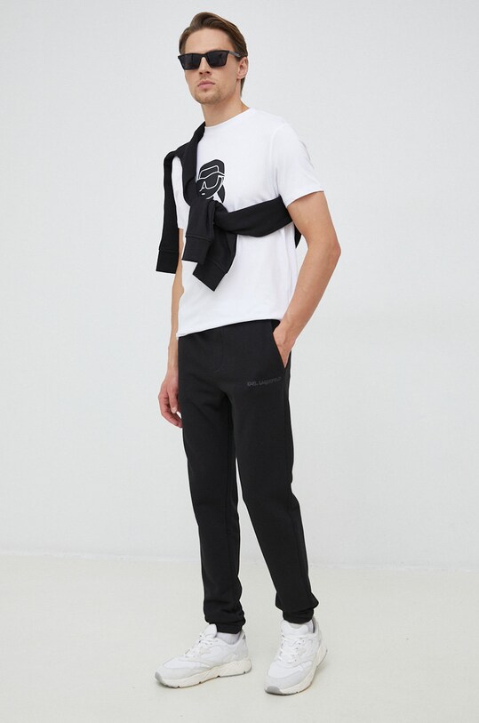 Karl Lagerfeld spodnie dresowe 531900.705403 czarny SS23