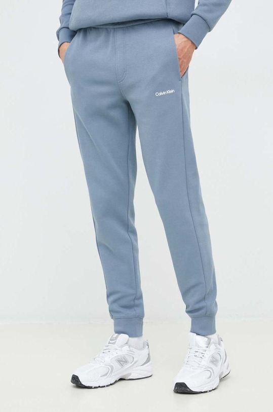 Calvin Klein pantaloni de trening tricotaj albastru K10K109940.PPYX