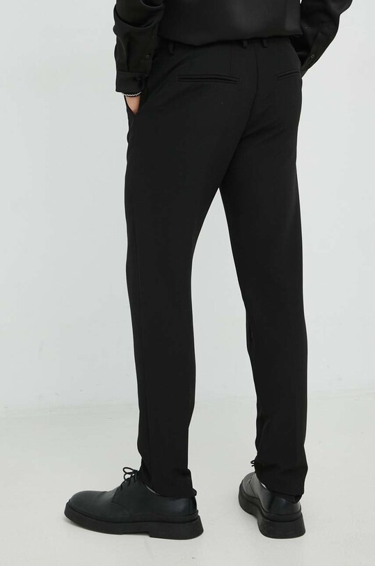 Îmbrăcăminte Bruuns Bazaar pantaloni Karlsus Basic Pants BBM1499 negru