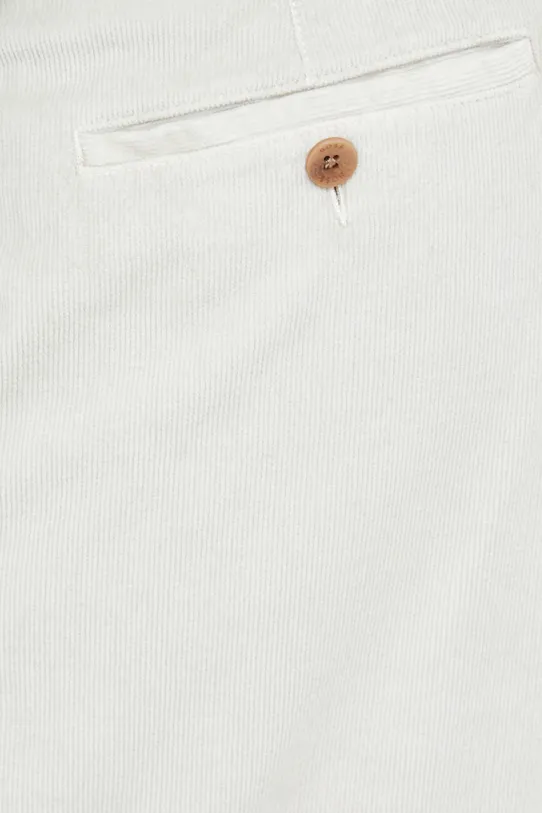 BOSS pantaloni de catifea cord bej 50484640