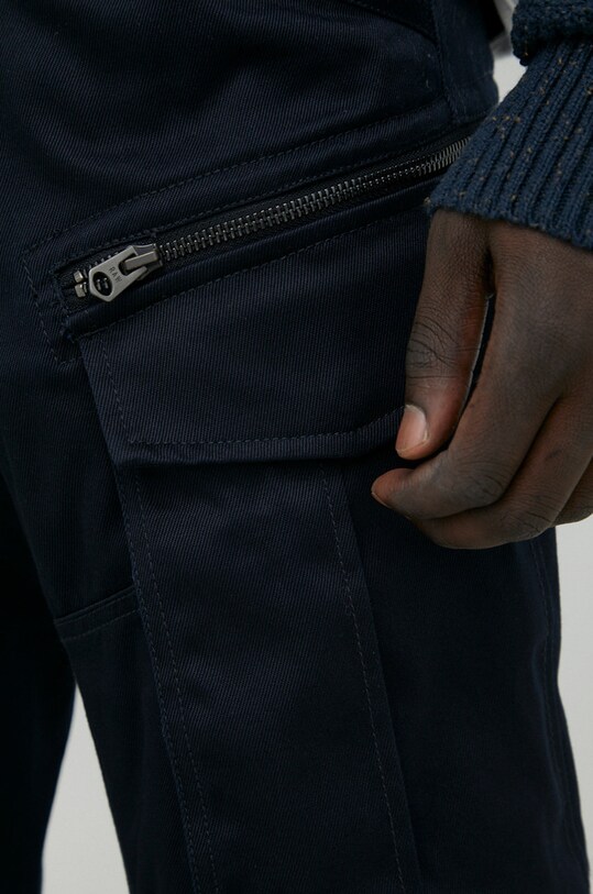 Бавовняні штани G-Star Raw темно-синій D02190.8282