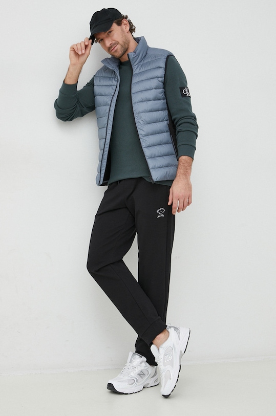 Paul&Shark spodnie dresowe 11311814 czarny AW24