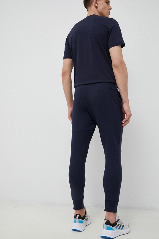Îmbrăcăminte adidas pantaloni de trening din bumbac HA4344 bleumarin