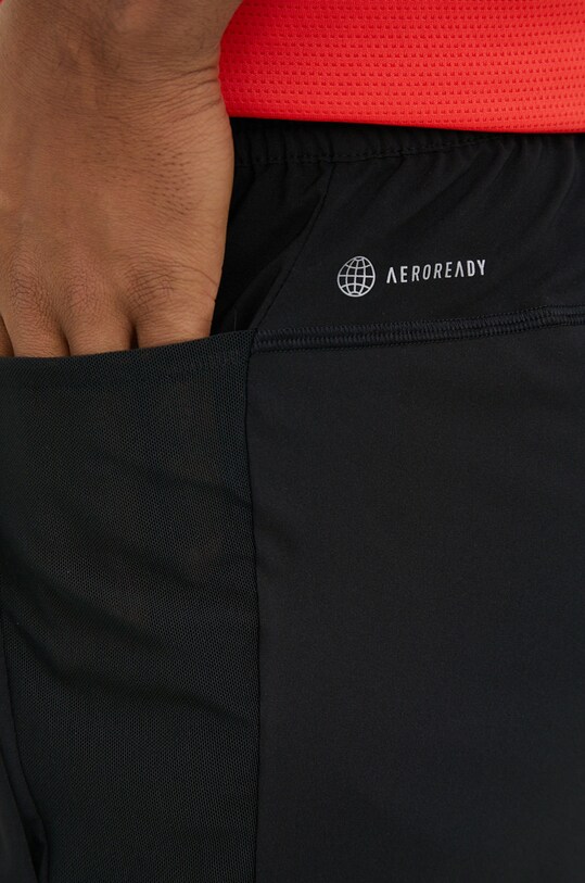 Adidas Performance pantaloni de alergare Own the Run negru HR6611