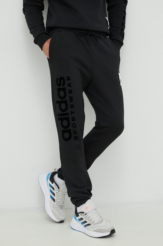 adidas spodnie dresowe dzianina czarny IA9367