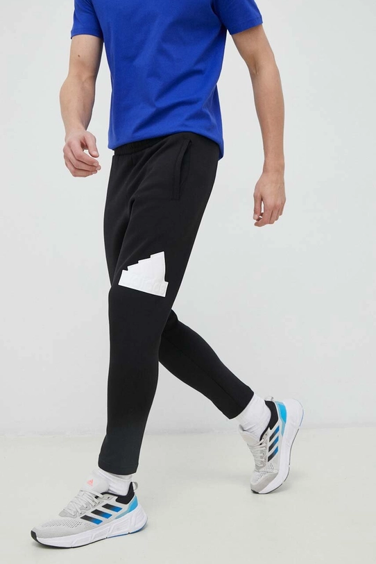 adidas pantaloni de trening tricotaj negru IC3759