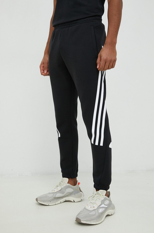 adidas spodnie dresowe dzianina czarny IC8254