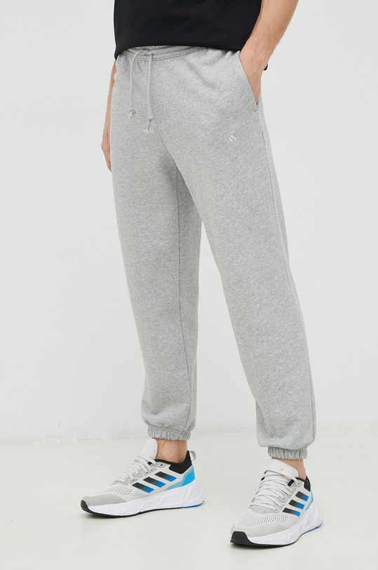 adidas spodnie dresowe dzianina szary IC9773