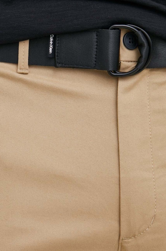 Calvin Klein spodnie beżowy K10K110979.PPYX