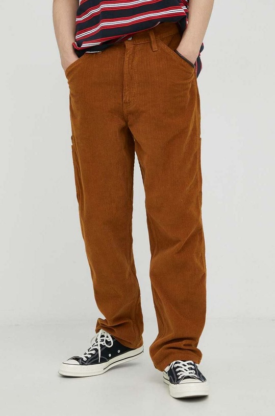 Levi's pantaloni de catifea cord bumbac maro 55849.0031