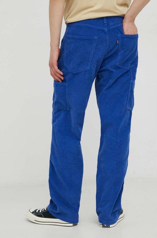Odzież Levi's spodnie sztruksowe 55849.0032 niebieski