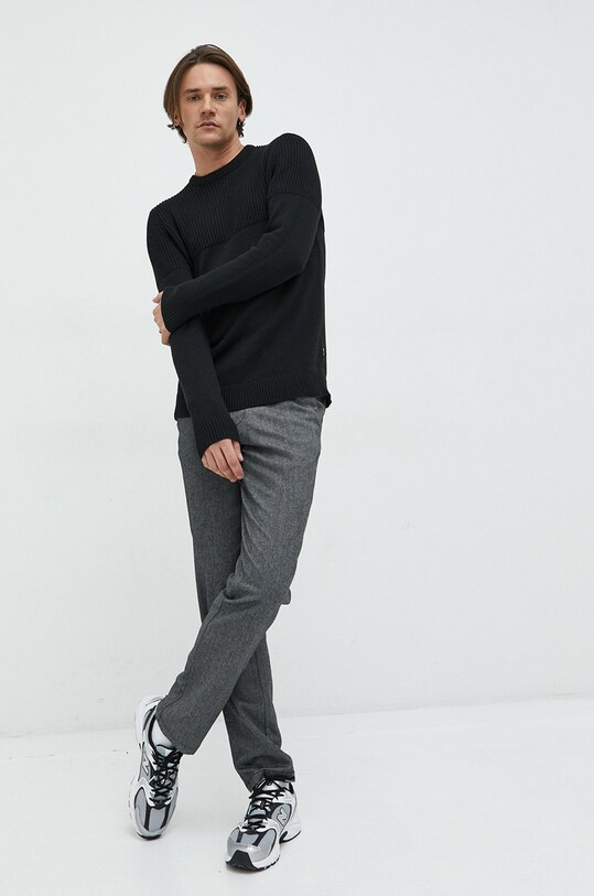 Jack & Jones spodnie JPSTOLLIE JJMILO DEK 12220445 szary SS23