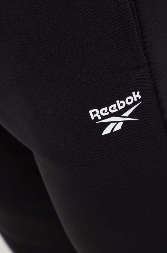 Reebok spodnie dresowe IDENTITY czarny HS7376