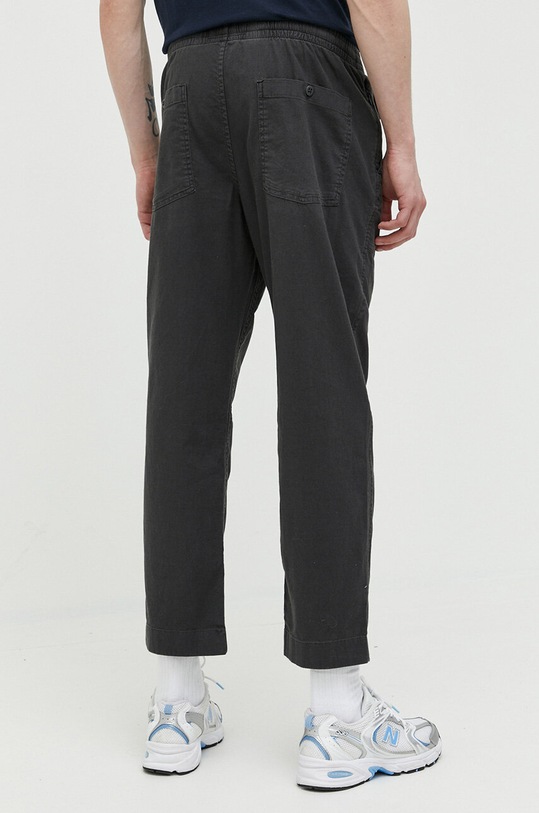 Дрехи Панталон с лен Abercrombie & Fitch KI130.3012.950 сив
