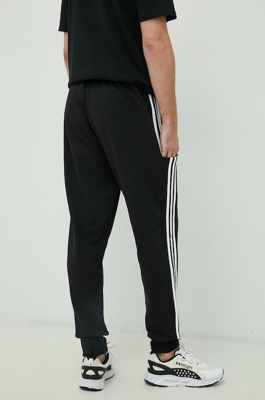 Ρούχα Βαμβακερό παντελόνι adidas HA4337 μαύρο