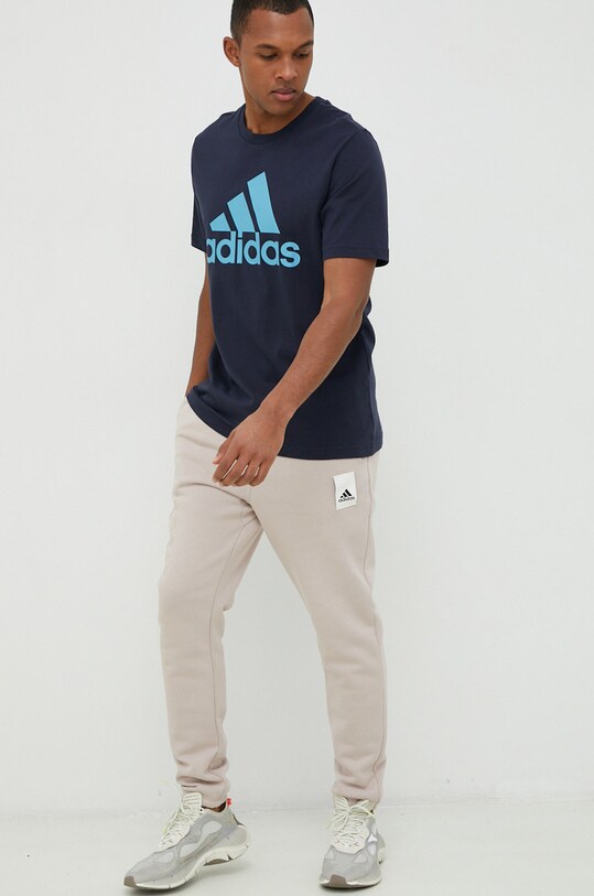 Tepláky adidas IA9371 béžová SS23