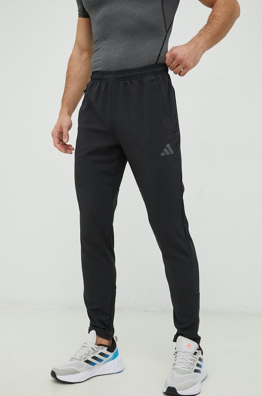 Tréninkové kalhoty adidas Performance Training Essentials látka černá IB8147