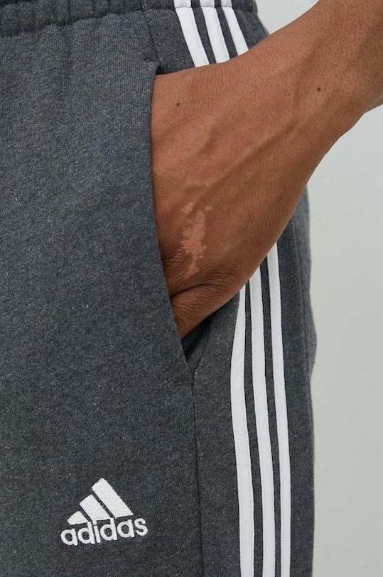adidas pantaloni de trening din bumbac IC9408 gri