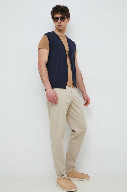 Pepe Jeans spodnie Harrow Poplin PM211555.845 beżowy SS23