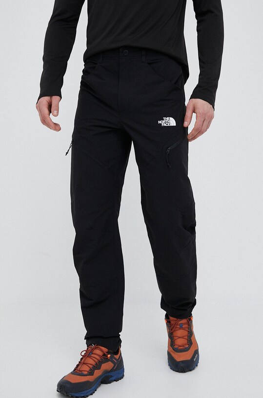 The North Face spodnie outdoorowe Exploration tkanina czarny NF0A7Z96JK31