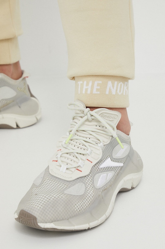 The North Face spodnie dresowe bawełniane beżowy NF0A5ILI3X41