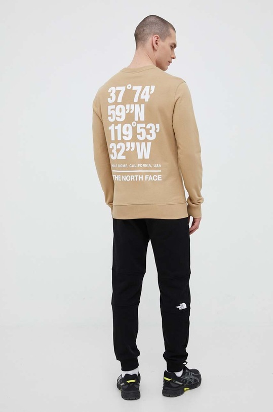 The North Face pantaloni de trening din bumbac NF0A827GJK31 negru SS23