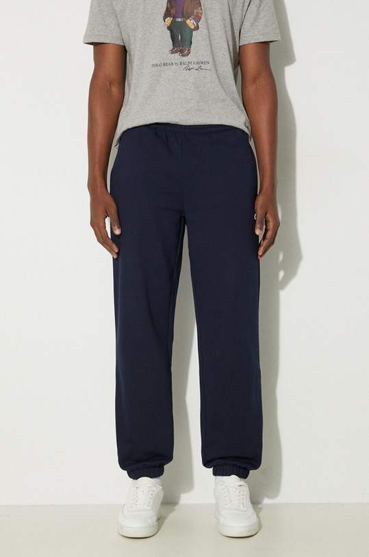 Lacoste pantaloni de trening tricotaj bleumarin XH9610