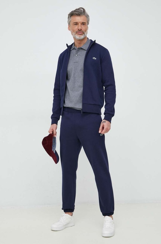 Lacoste pantaloni de trening XH9610 bleumarin AW24