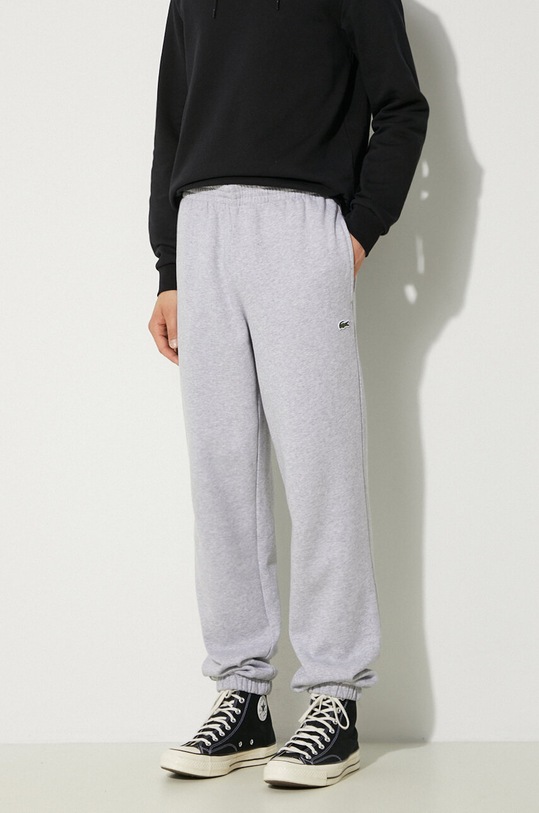 Tepláky Lacoste XH9610 šedá