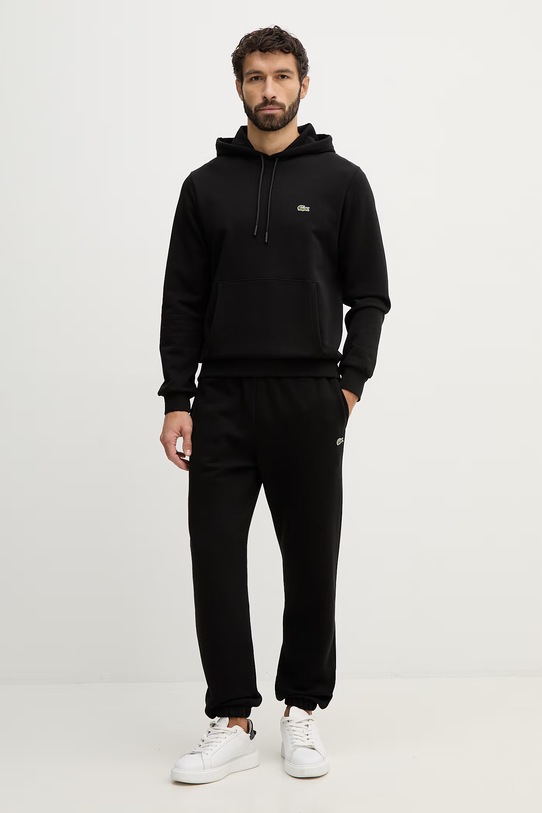 Lacoste spodnie dresowe XH9610 czarny AW25