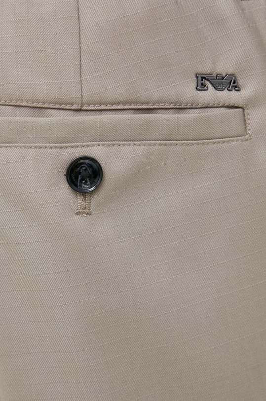 Emporio Armani spodnie beżowy 3R1PC0.1NRBZ