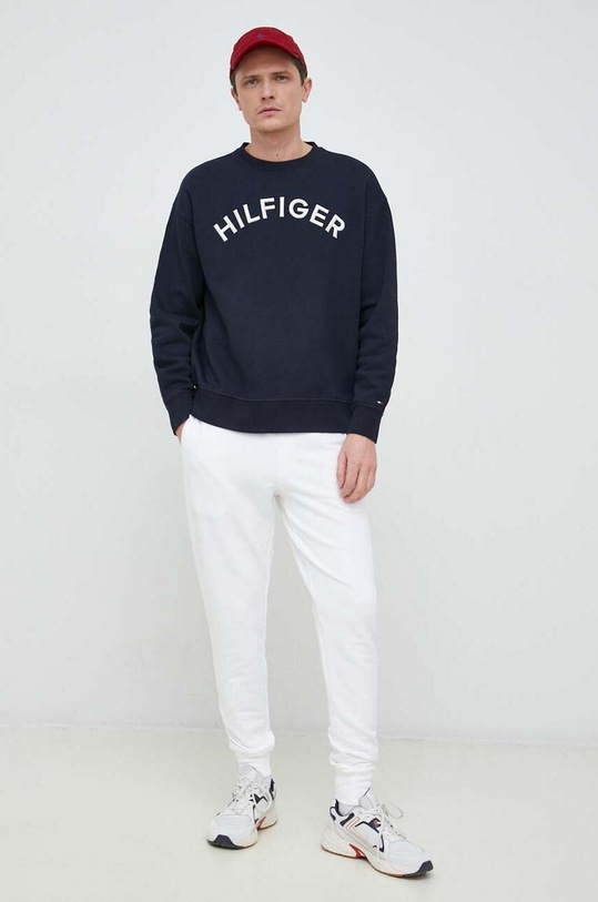 Παντελόνι φόρμας Tommy Hilfiger MW0MW24521.PPYX λευκό SS23