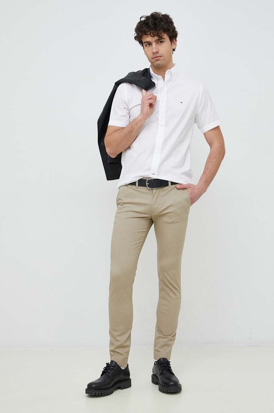 Tommy Hilfiger spodnie MW0MW31141.PPYX beżowy SS23