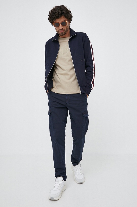 Tommy Hilfiger spodnie MW0MW31149.PPYX granatowy SS23